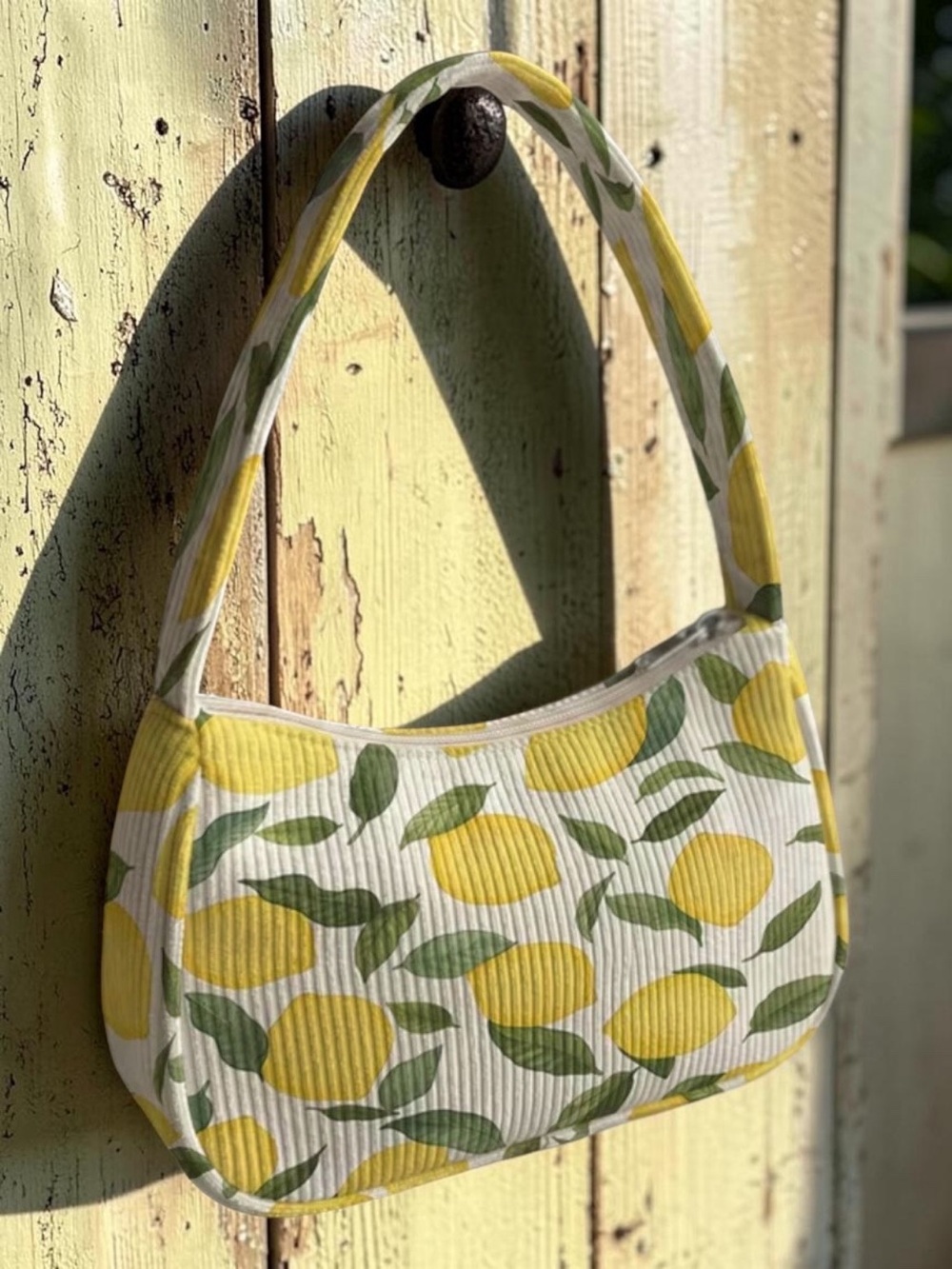 🆕 Lemon-Print - Tiny Shoulder Bag in Yellow & Green